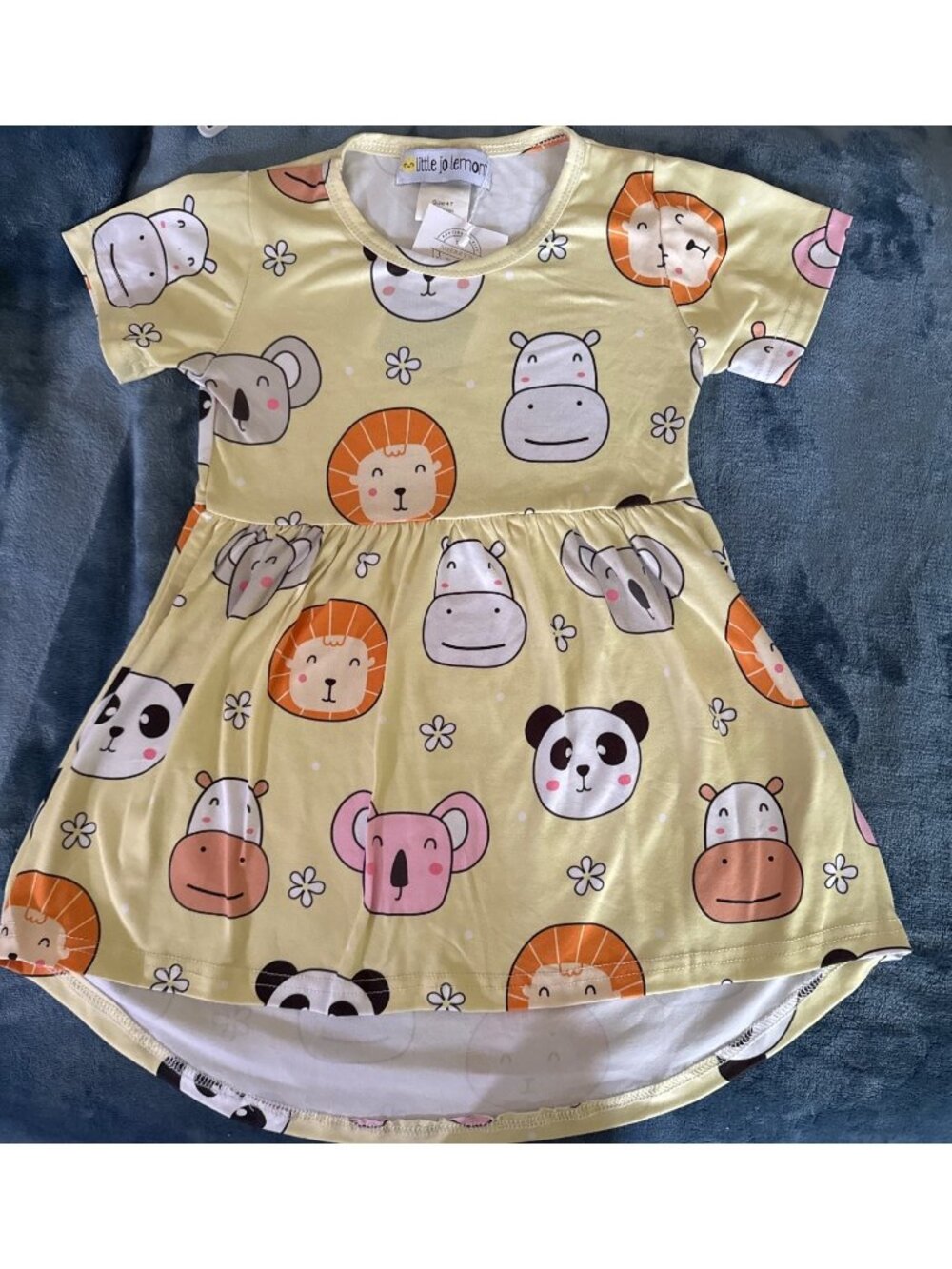 Koala and Pals Tunic Top - Little jo lemon 4T